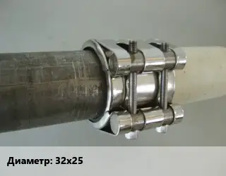 Межтрубное соединение 32х25 НСПС полиэтилен